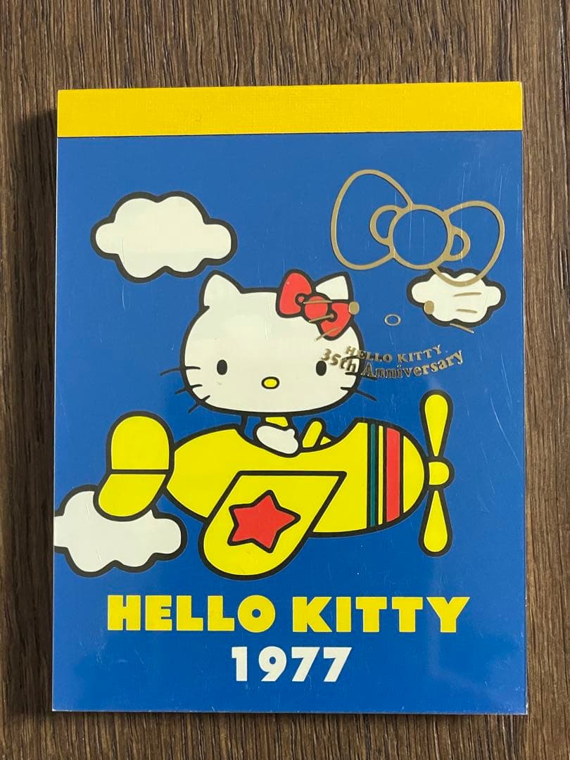 レア♡サンリオ♡キティ 35周年 1977 ヒストリー ミニメモ - メルカリ