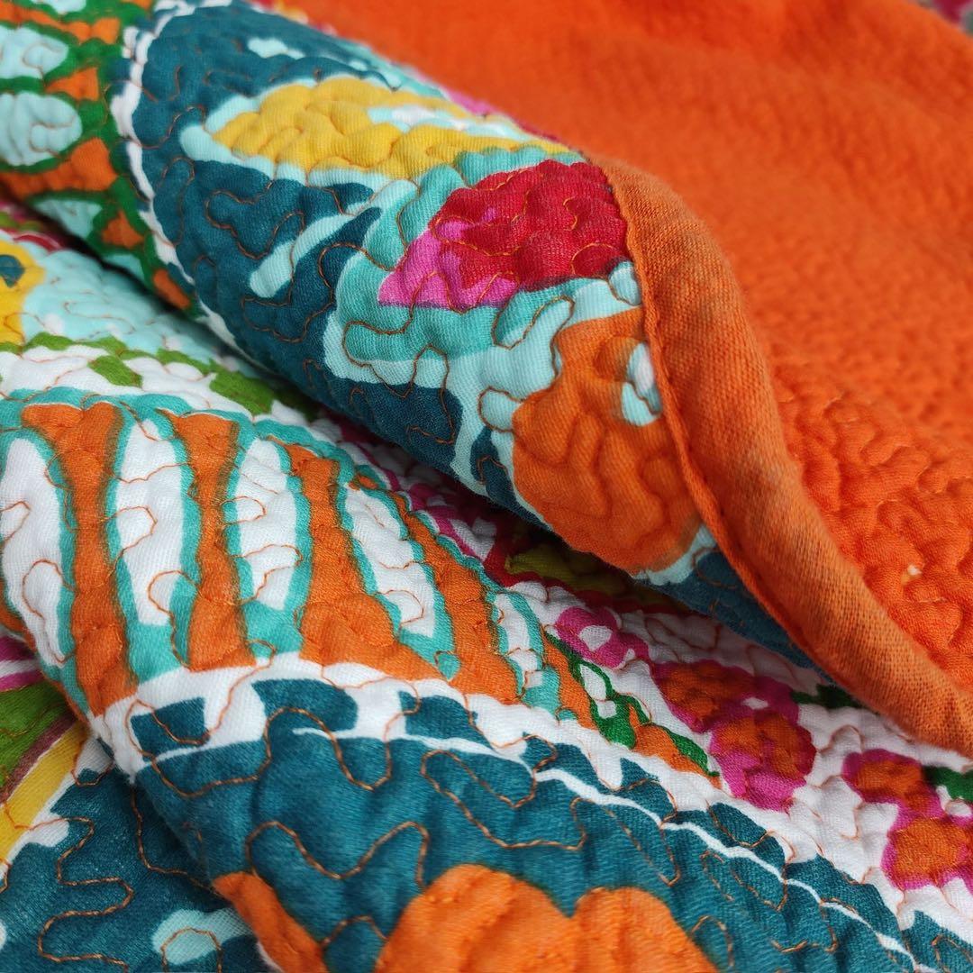 キルトベッドカバー3点セット綿マルチカバー キルティング 610