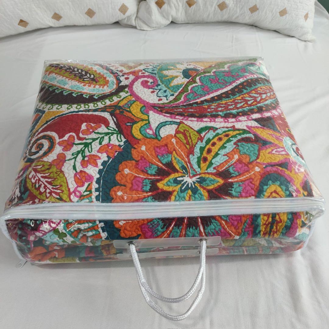 キルトベッドカバー3点セット綿マルチカバー キルティング 610