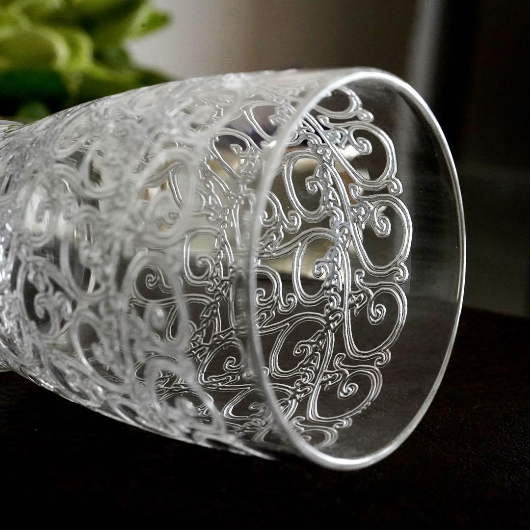 静謐なる曲線美オールドバカラ ローハンモデル《グヴュ》タンブラー グラス B