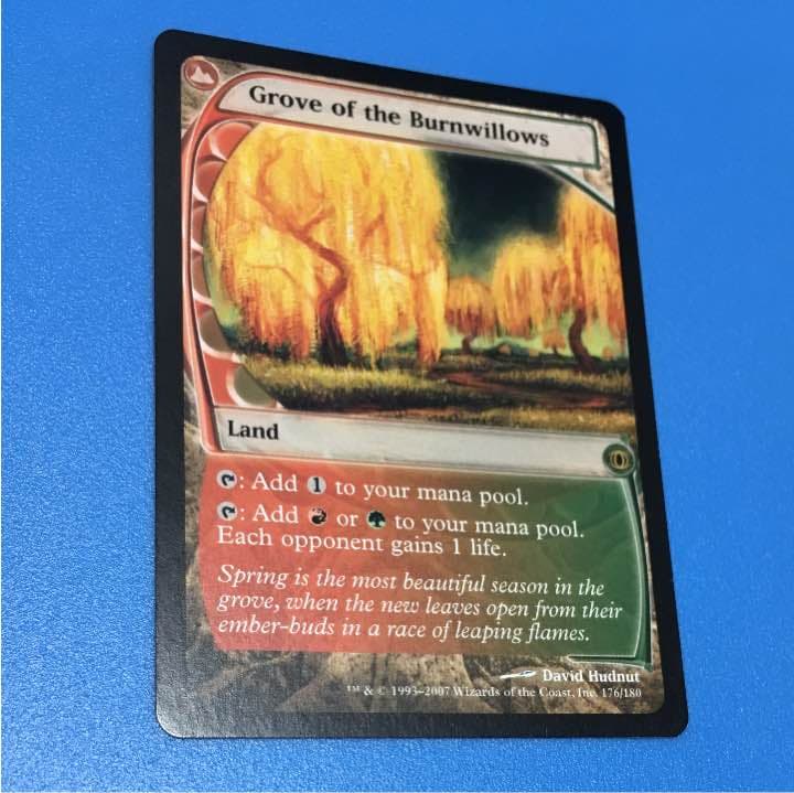 MTG Grove of the Burnwillows - MTG Grove of the Burnwillows 燃え柳