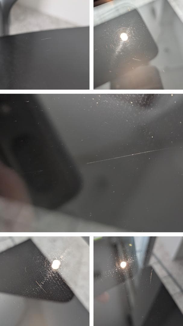 90s ビンテージ メタルフレーム ガラス テーブル スペースエイジ ポップ