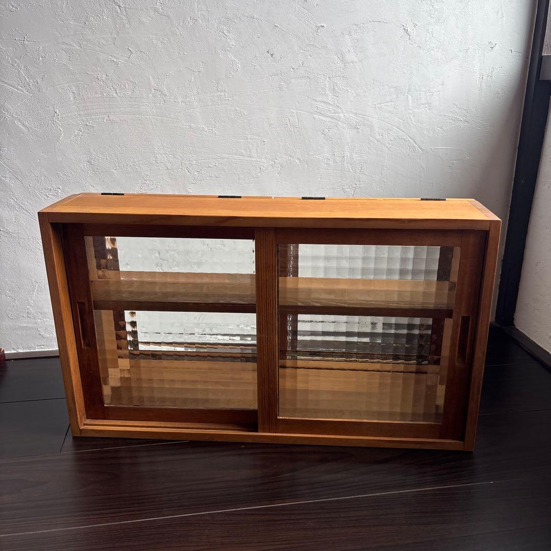 木製 キッチン 収納 ショーケース 収納ラック 調味料 レトロ アンティーク