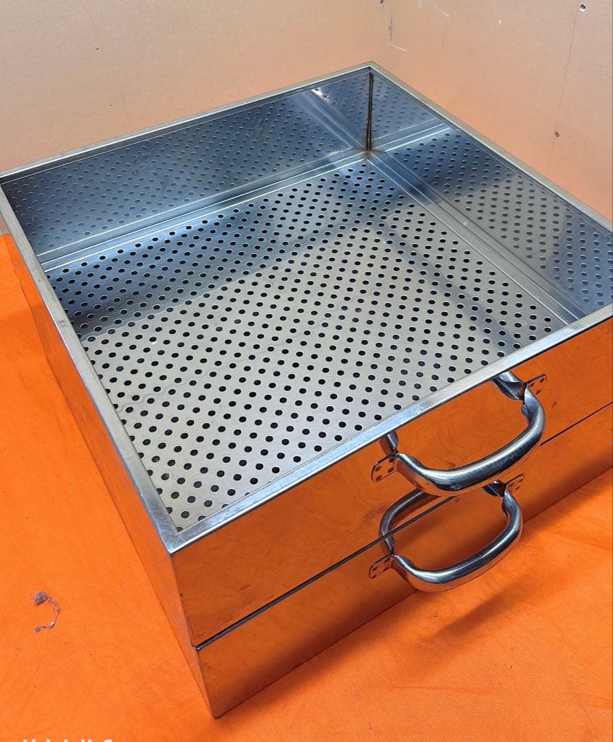 【中古】ステンレス製 業務用 蒸し器 3段 大型 蒸し鍋 即買い❌