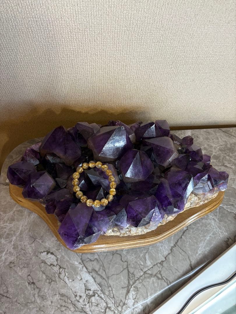 レア♡コンゴ産♡アメジストポイント原石♡9.3kg パワー強!!!!