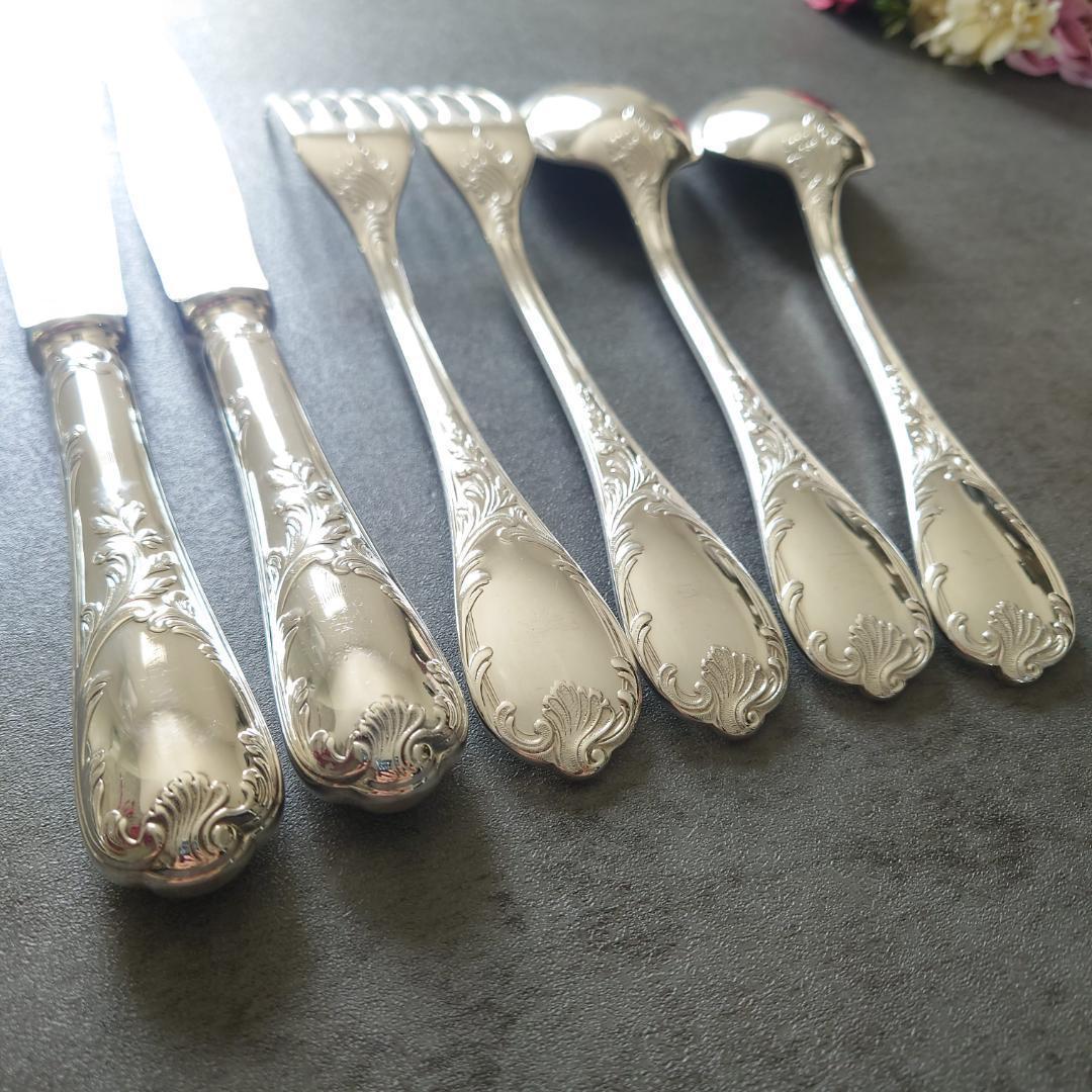 美品 クリストフル マルリー テーブルサイズ 6点