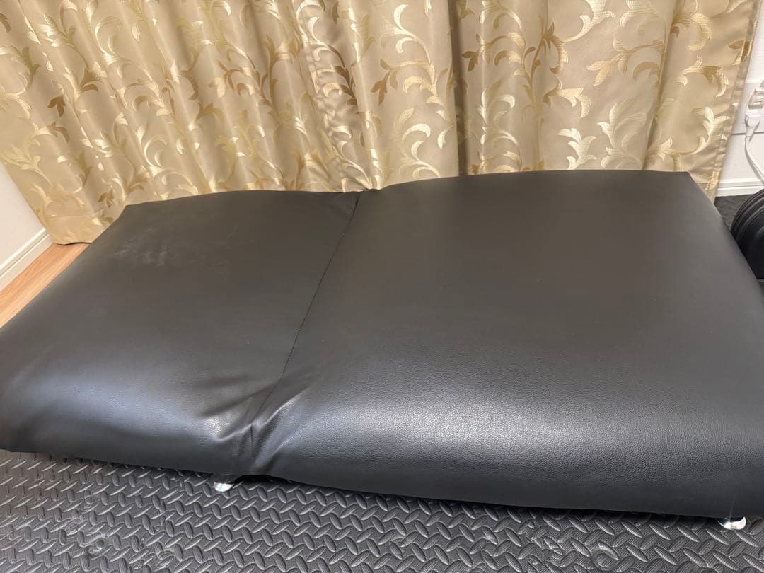 値下げ！ブラック リクライニングソファ 1人掛け