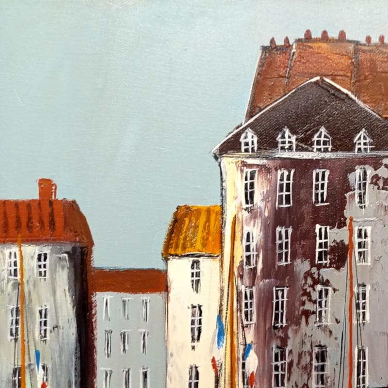 ☆島本良平☆「シェルプール」油絵F８号　未使用額！