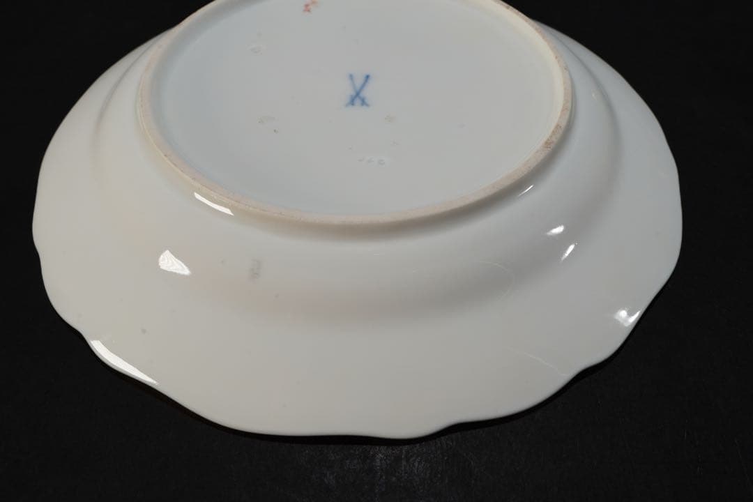 マイセン　Aカンテ　5つ花　デザートプレート　18.0cm