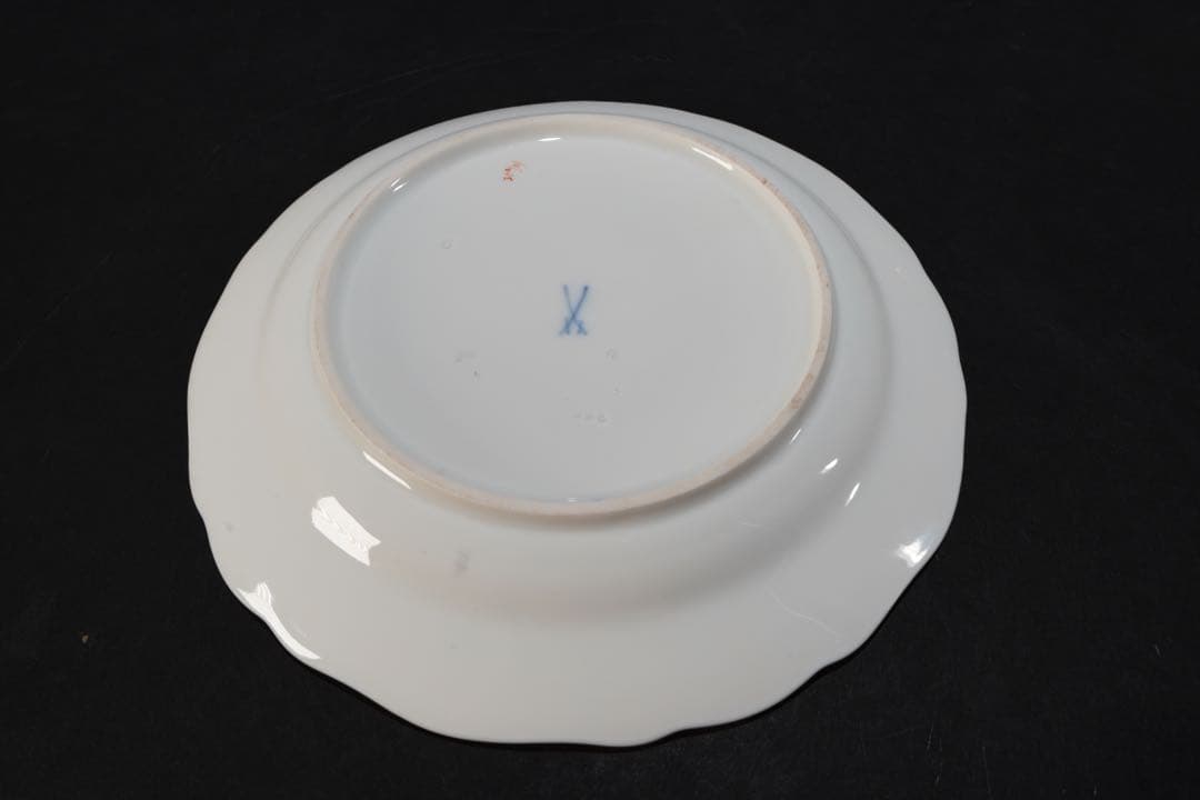 マイセン　Aカンテ　5つ花　デザートプレート　18.0cm