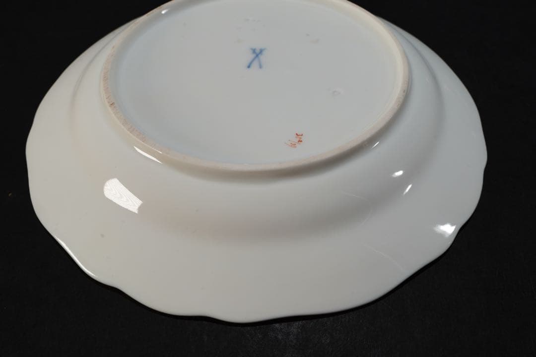 マイセン　Aカンテ　5つ花　デザートプレート　18.0cm