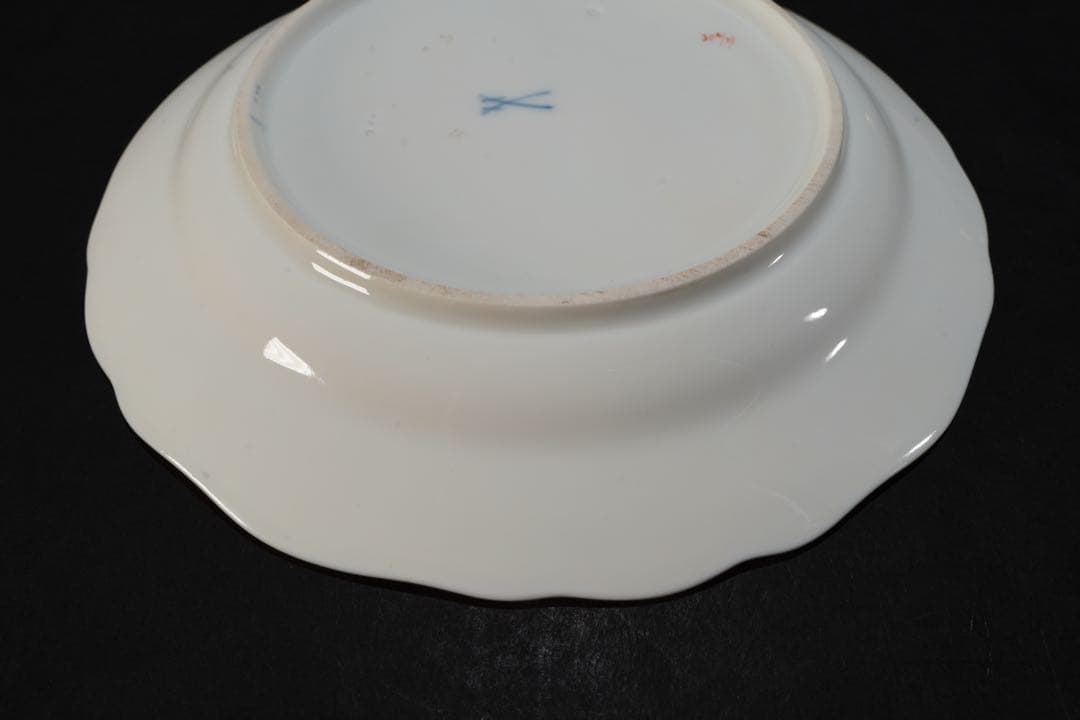 マイセン　Aカンテ　5つ花　デザートプレート　18.0cm