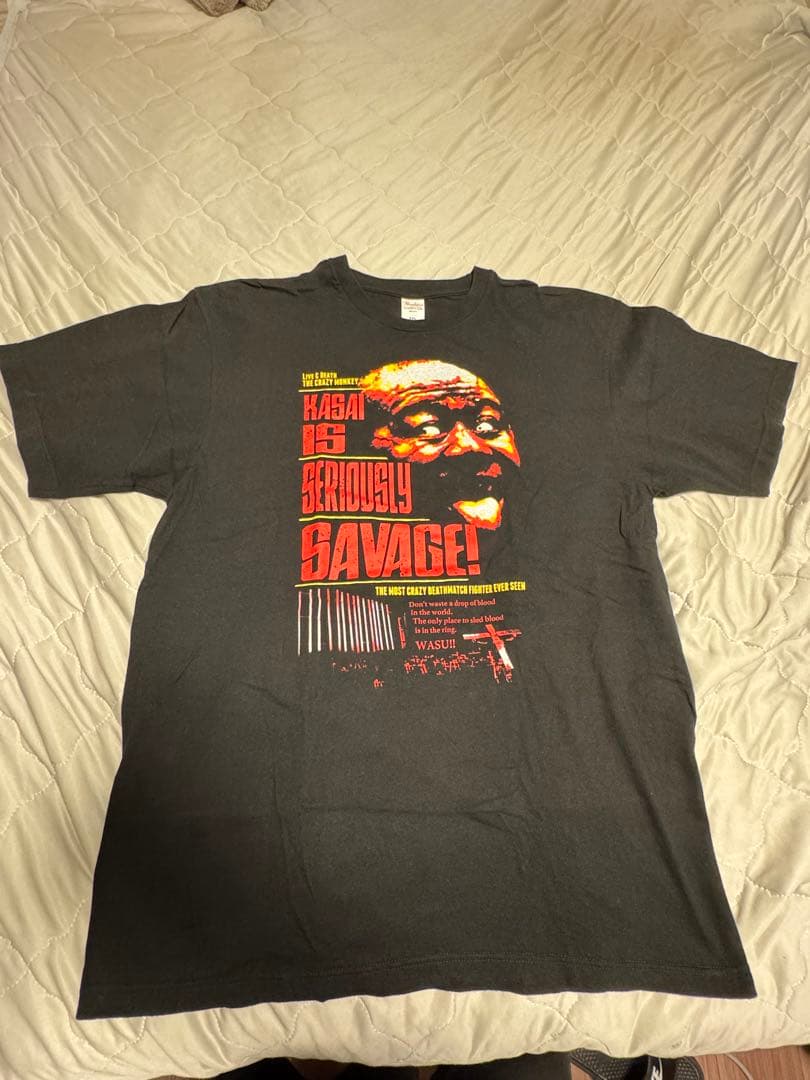 美品】 葛西純 SERIOUSLY SAVAGE! Tシャツ XXL - メルカリ