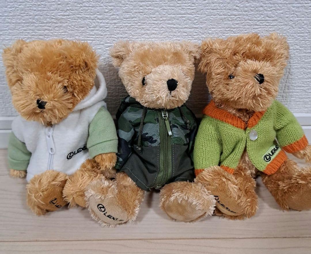 LEXUS レクサス くま ぬいぐるみ 迷彩柄パーカー ノベルティ 人形