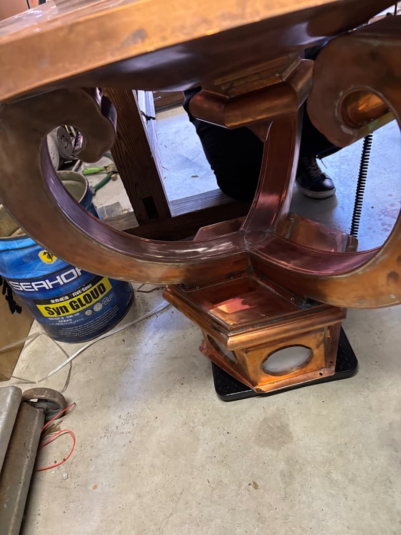 値下げします。 金灯籠　銅製　オリジナル製作品