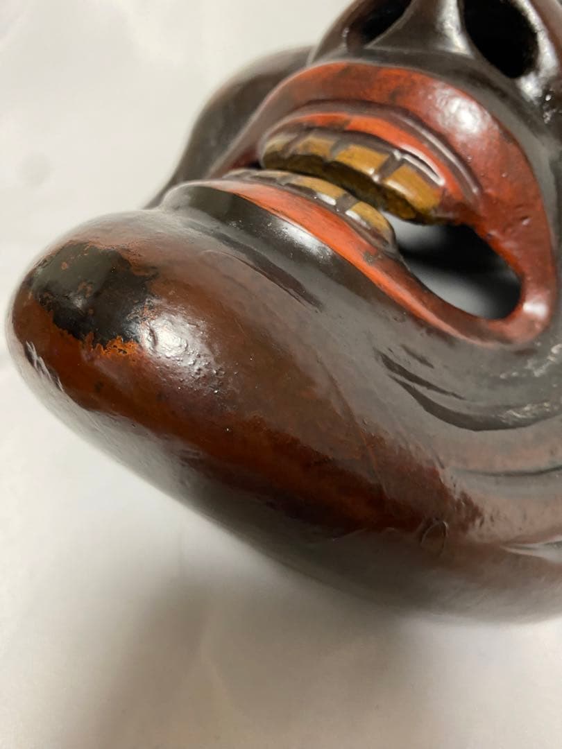 1383❣️ 重要文化財　舞楽面 二ノ舞（咲面）　レプリカ