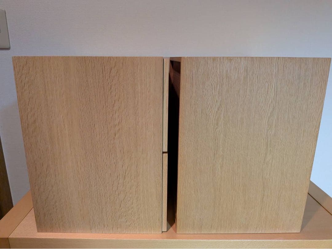 ■送料込■無印 スタッキングチェスト インサート 引出オークボックス収納MUJI