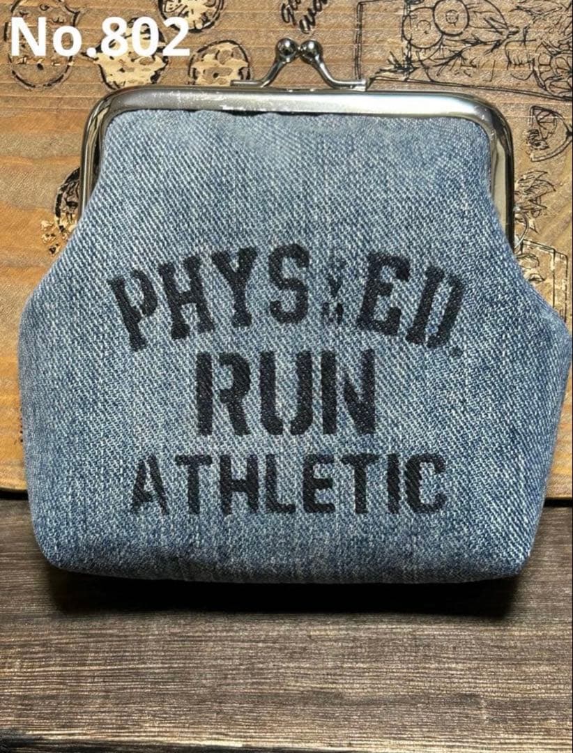 リメイクデニムがま口ちゃん　タトリちゃん