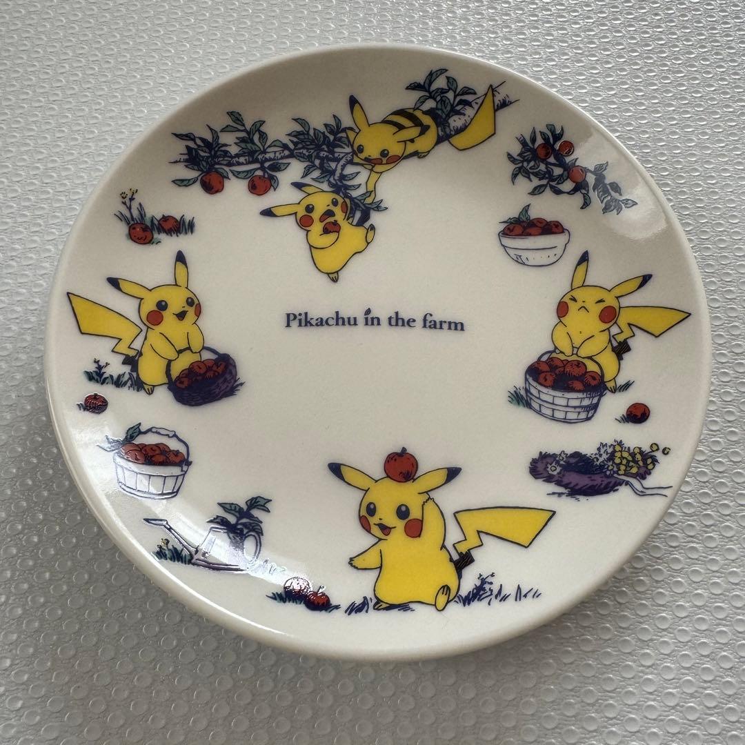 ポケモンセンター Pikachu in the farm 小皿 ピカチュウ - メルカリ