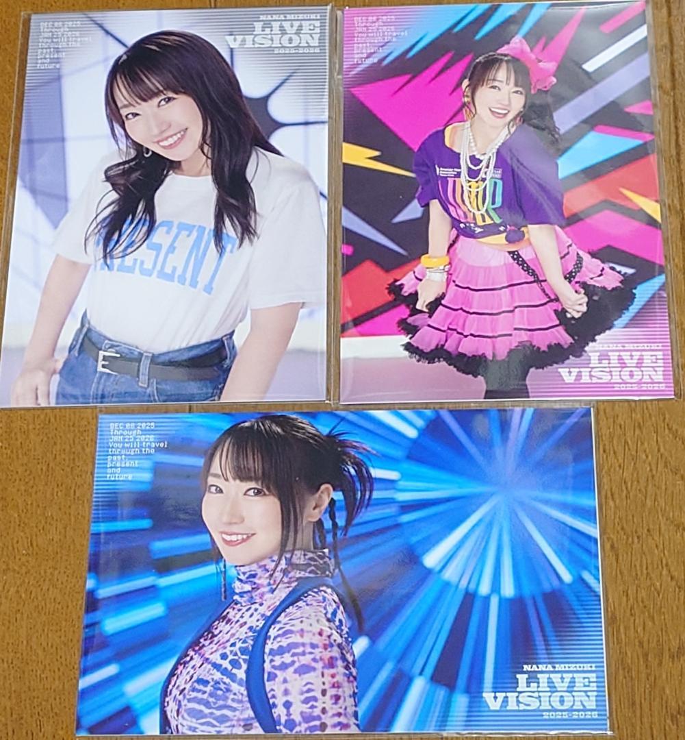 水樹奈々 LIVE VISION 2025-2026 ポストカード 3種セット - メルカリ