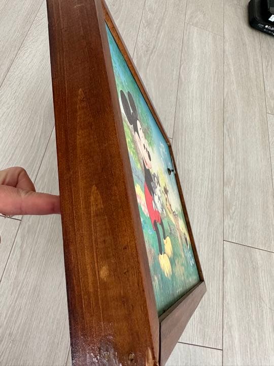 ディズニー　ヴィンテージ バンビ木製アンティーク　あちゃちゅむムチャチャ古着