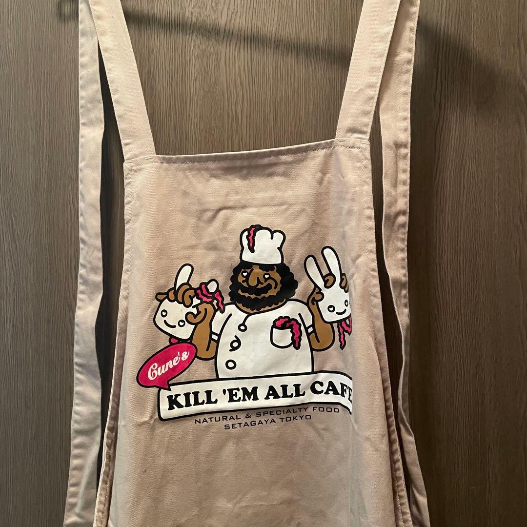 未使用★レア　CUNE キューン　エプロン　 Kill' Em All cafe