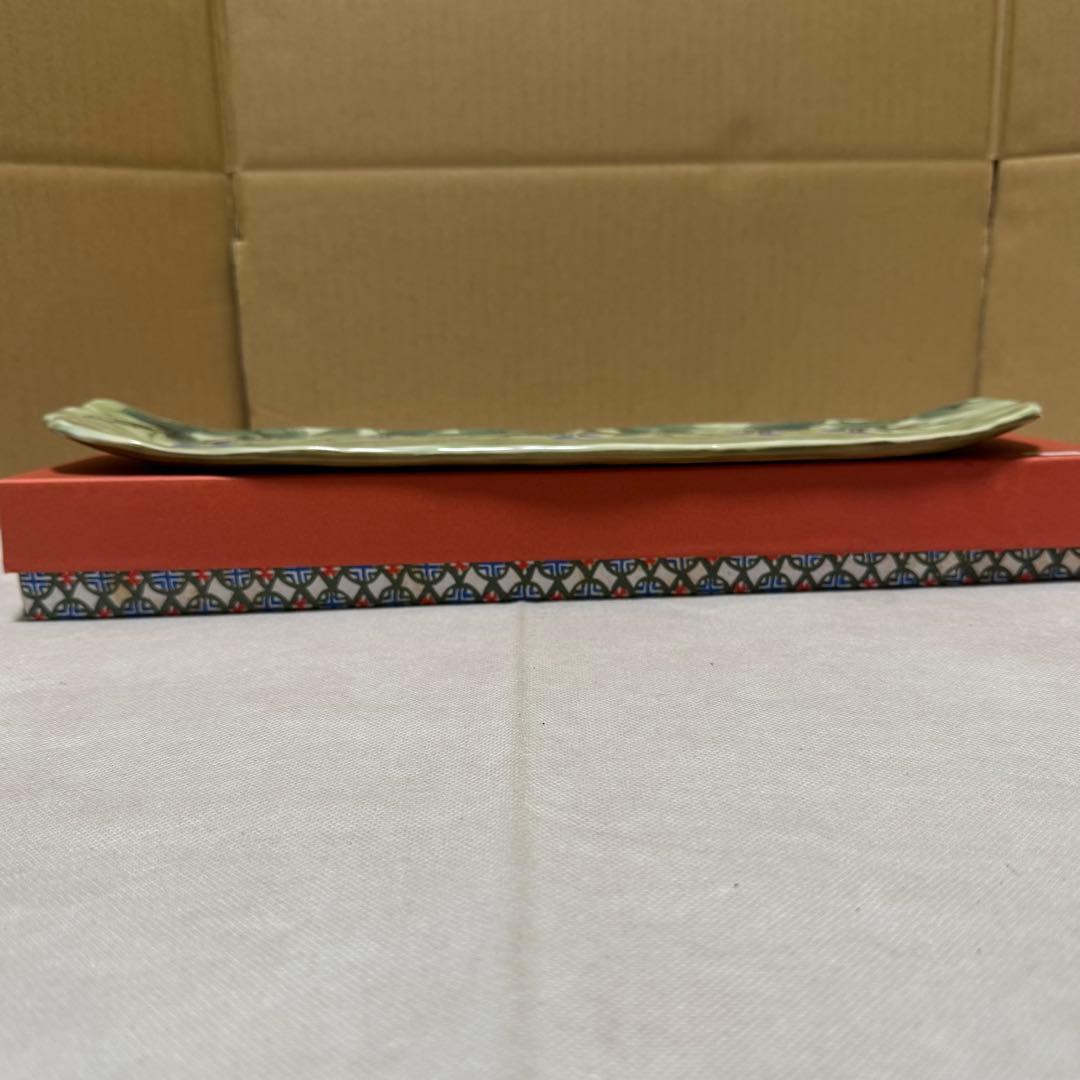 M8547 陶あん 京焼 清水焼 長角皿 - メルカリ