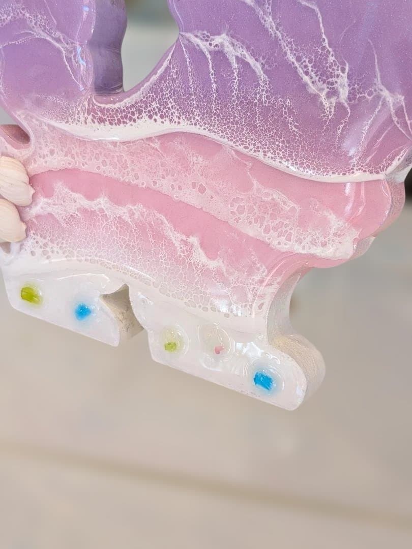 (121)ミニシーサーおきなわ (メス)レジンアート