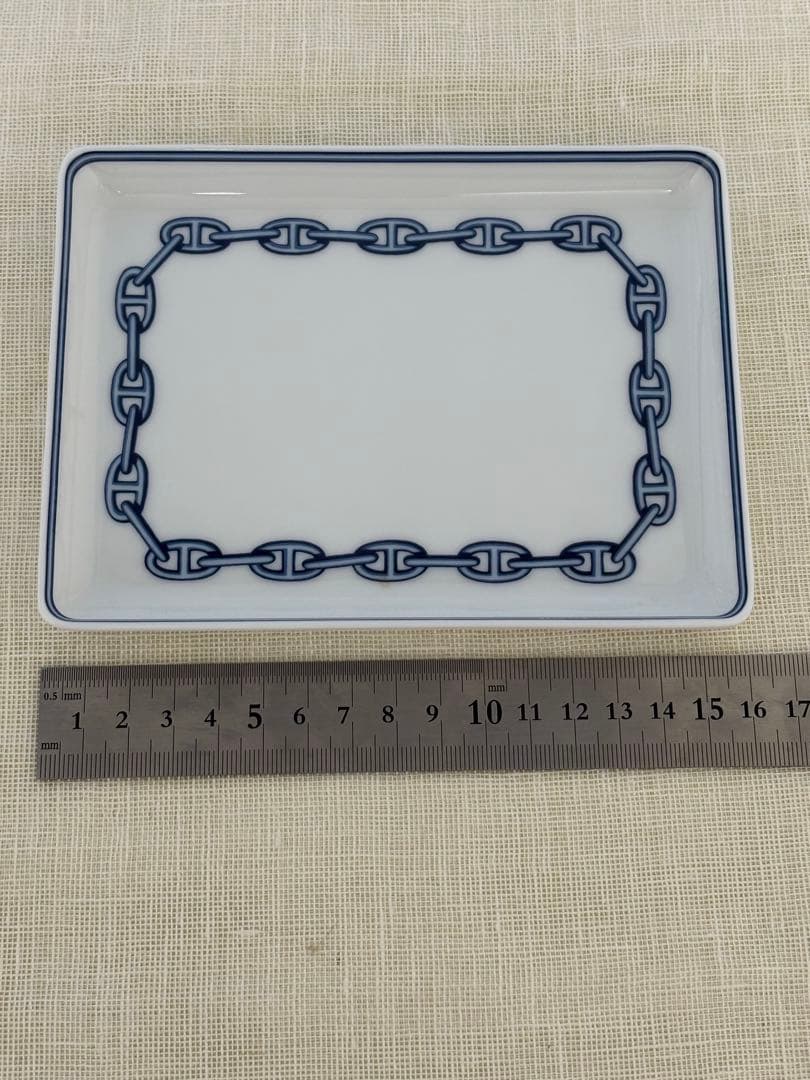 HERMES エルメス　シェーヌダンクル　プレート　トレイ