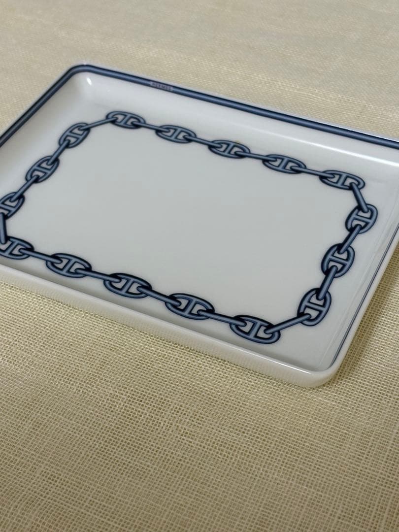 HERMES エルメス　シェーヌダンクル　プレート　トレイ