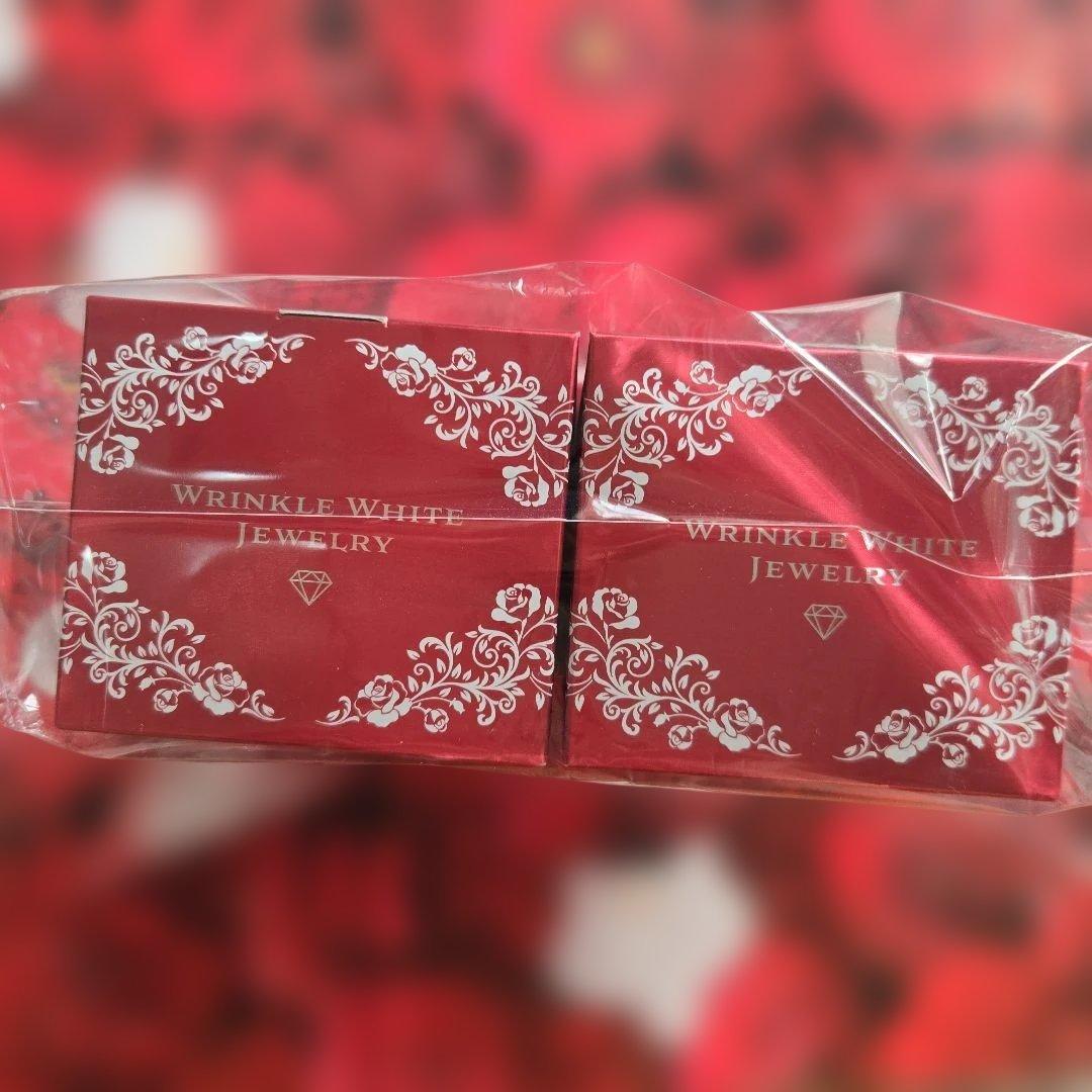 クリスタルジェミー　チェンジカオリホワイトリンクルホワイトジュエリーW　4個