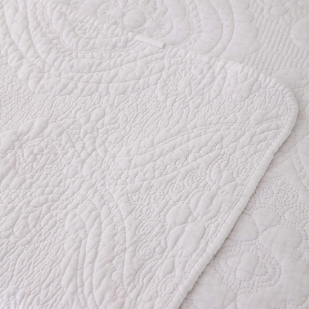 キルトベッドカバー3点セット綿マルチカバー キルティング 283B