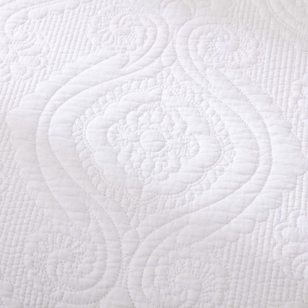 キルトベッドカバー3点セット綿マルチカバー キルティング 283B