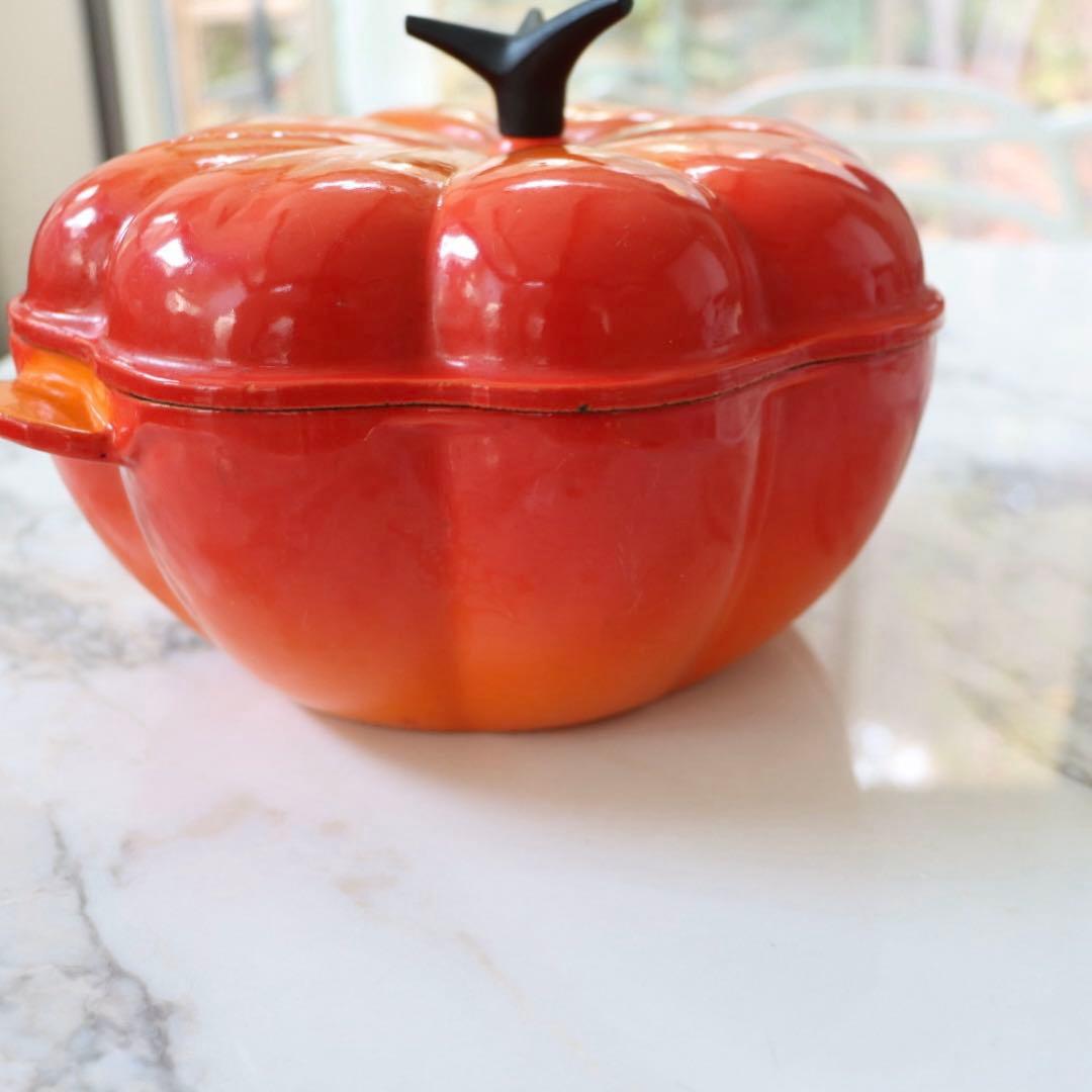 【16日まで値下げ中】ル・クルーゼ　両手鍋　パンプキン　21cm