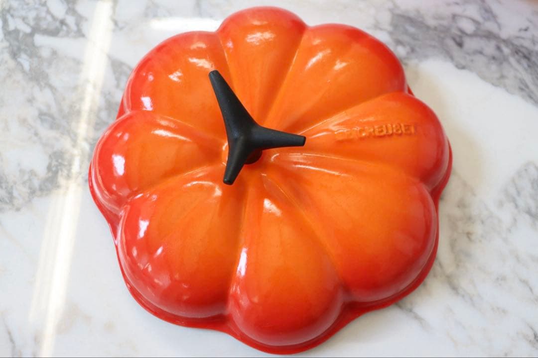 【16日まで値下げ中】ル・クルーゼ　両手鍋　パンプキン　21cm