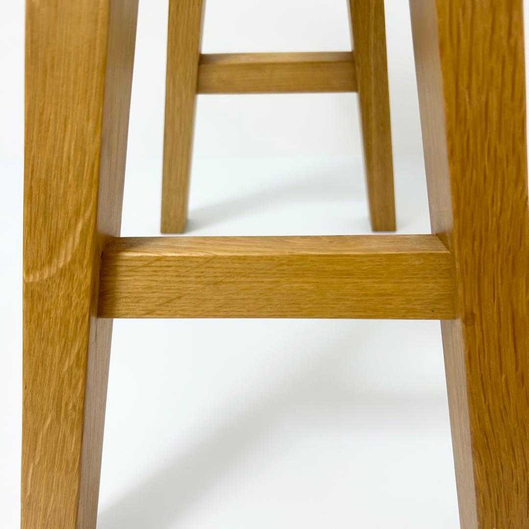 無印良品 MUJI ベンチ オーク材 小 廃盤品 スツール ①