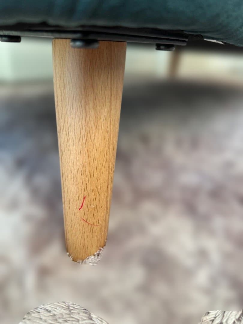 ［ソファ・美品・送料込み］Francfranc ピナ　カウチ　グリーン