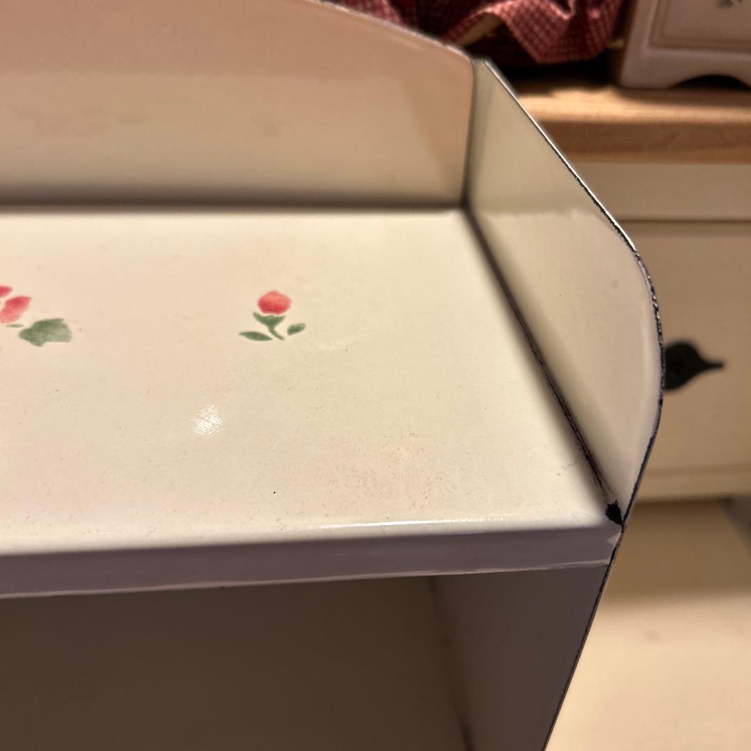 マニーローズ　ホーロー収納ラック