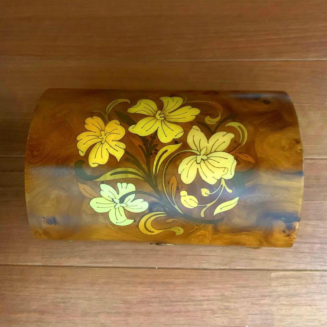 イタリア製 スイス REUGE社 Romance オルゴール ジュエリーBOX