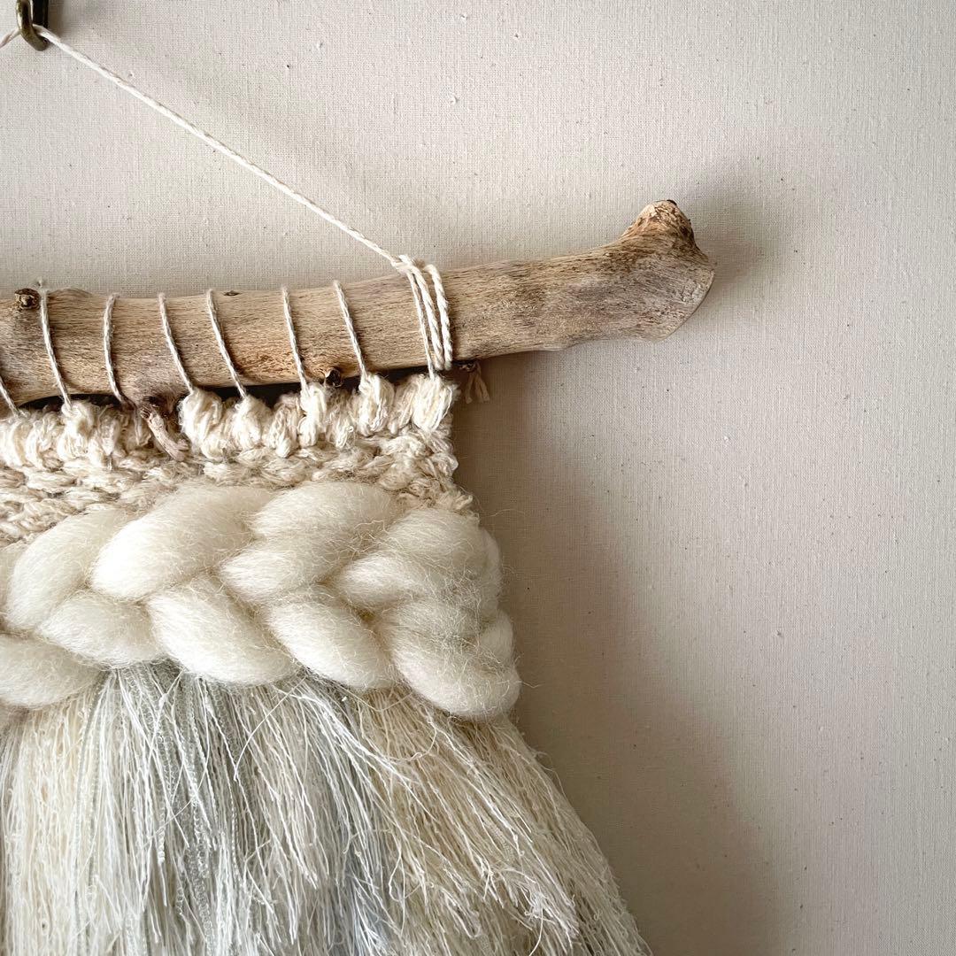 【一点もの】　ウィービング タペストリー 『湖の詩を聴く日。b.』