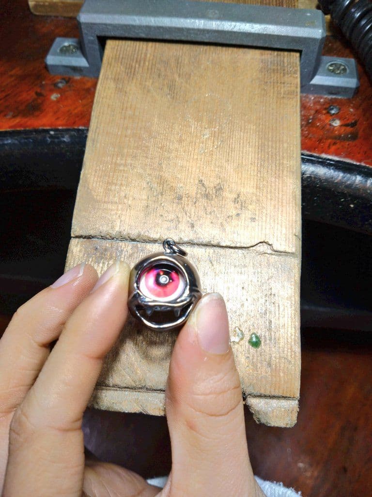 シルバーアクセサリー　目玉