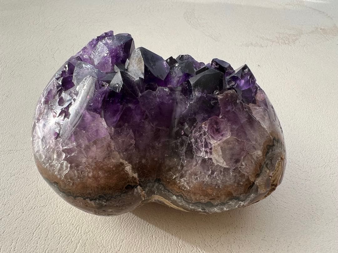 ♡希少品♡ハート型アメジスト　0.7キロ