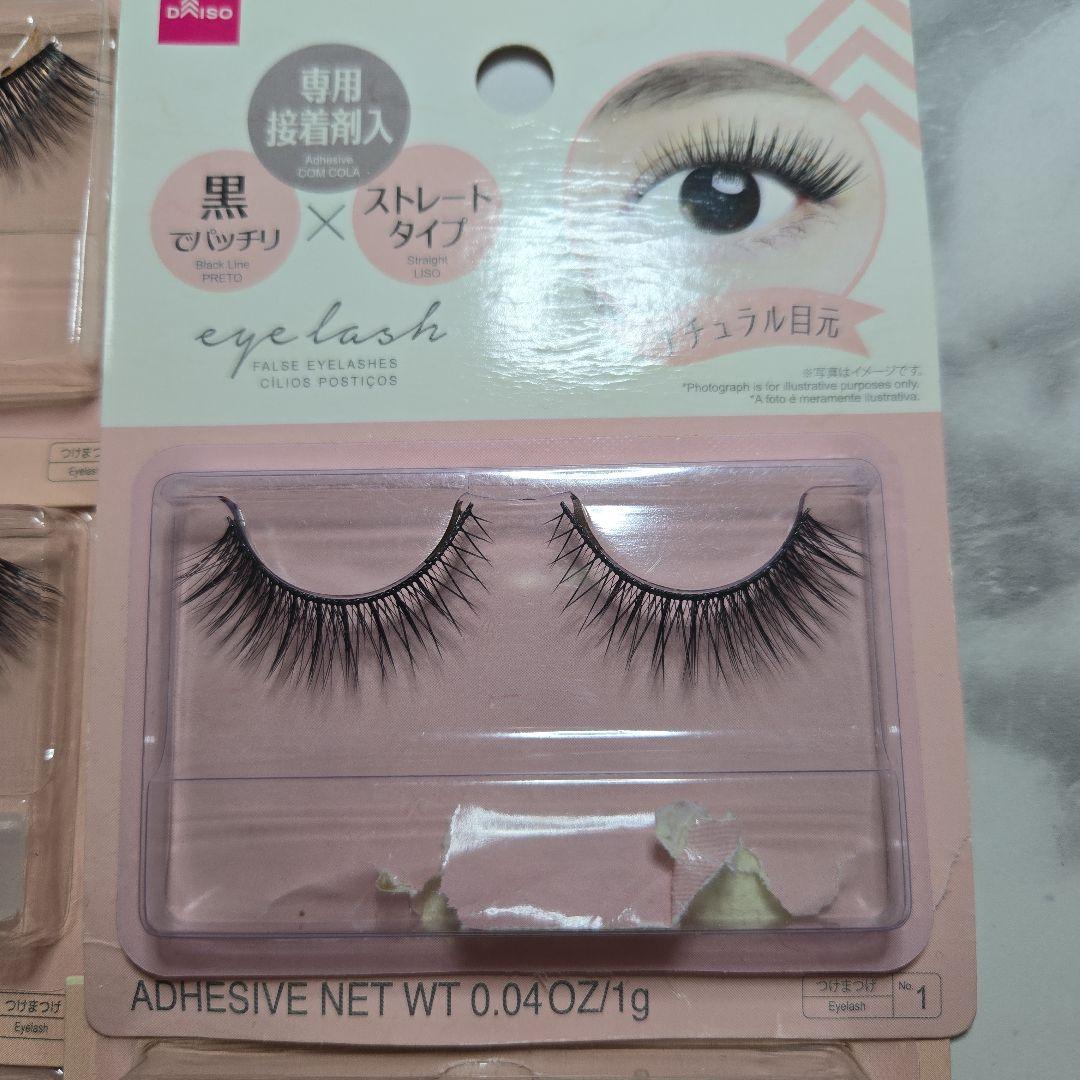 ダイソー　つけまつげ　B01　5個セット　訳有り！