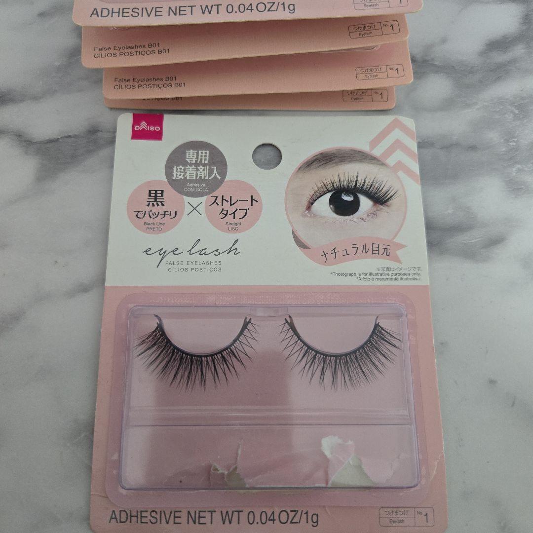 ダイソー　つけまつげ　B01　5個セット　訳有り！