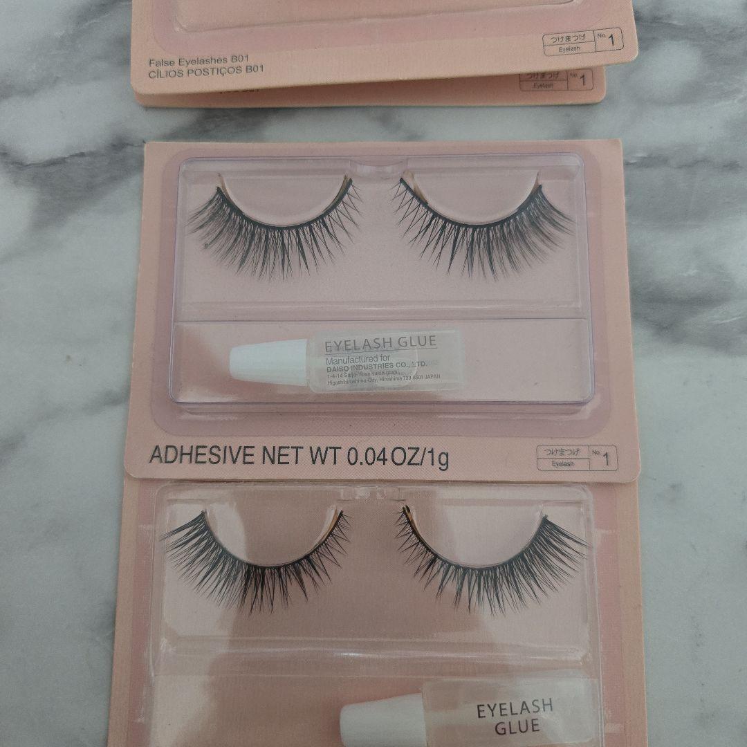 ダイソー　つけまつげ　B01　5個セット　訳有り！