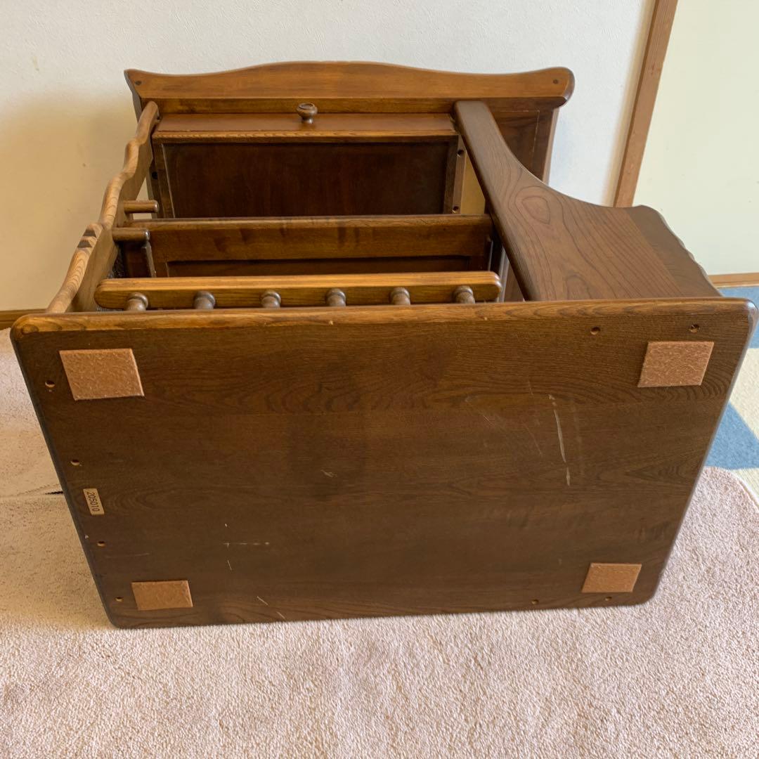 カリモク　キッチンワゴン　キャスターなし