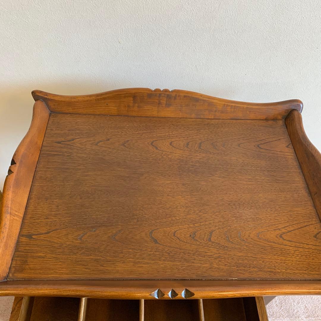 カリモク　キッチンワゴン　キャスターなし