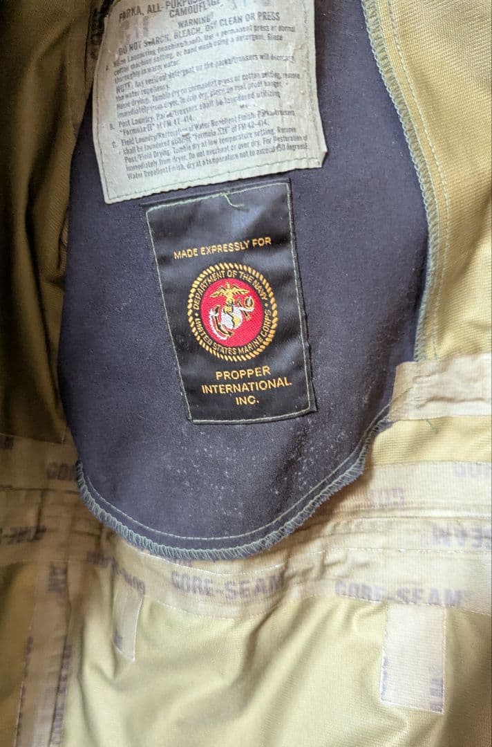 U.S.MARINE CORP USMC GORE TEX ジャケット