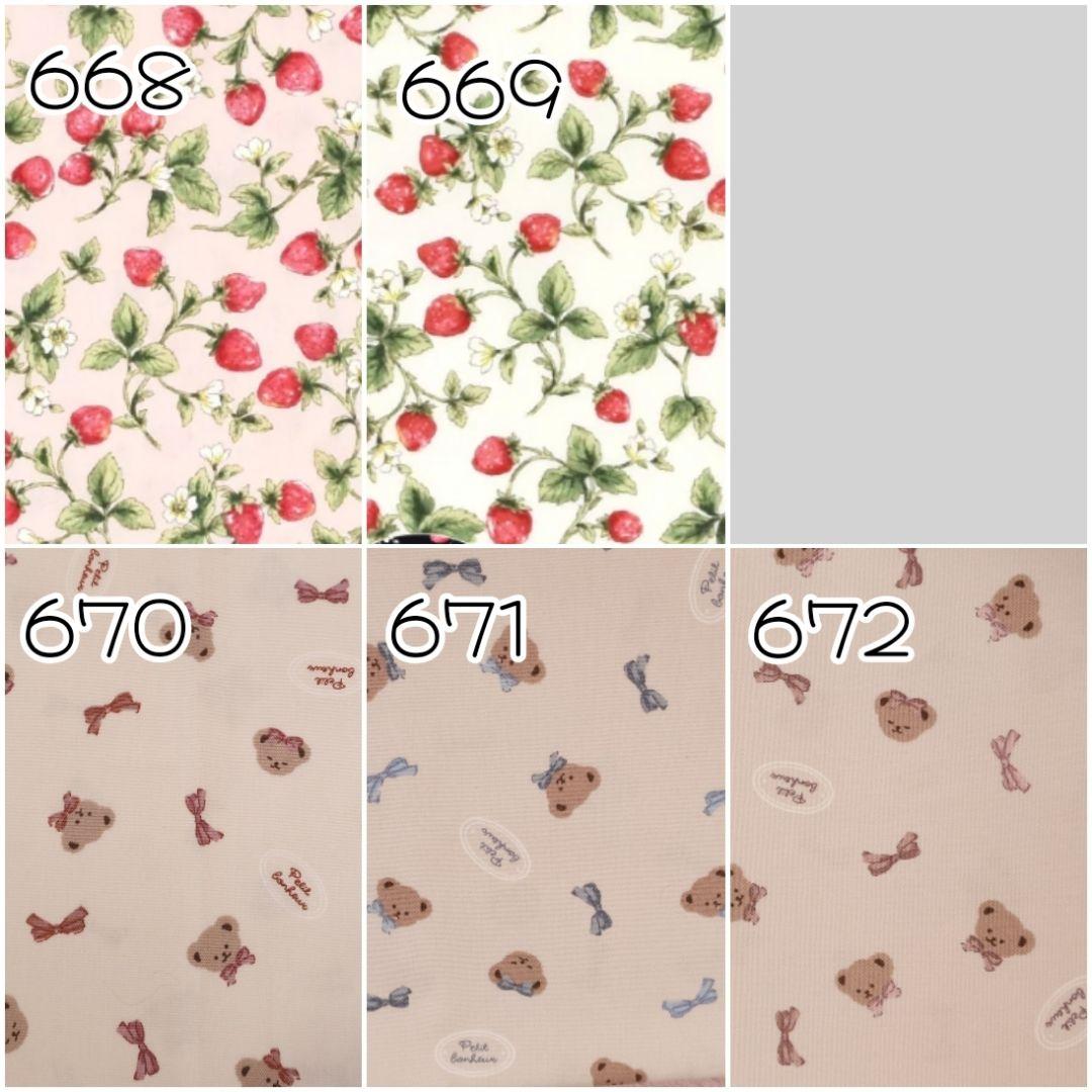 【綿100％生地見本】ハーフガーゼハンカチ　ハンカチ　ループタオル　オーダー受付