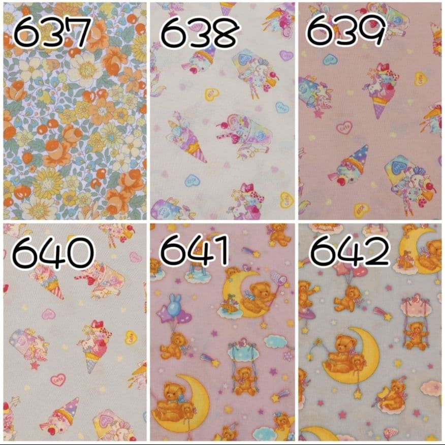 【綿100％生地見本】ハーフガーゼハンカチ　ハンカチ　ループタオル　オーダー受付